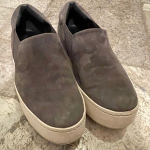 Vince Gray Platform Slip-Ons